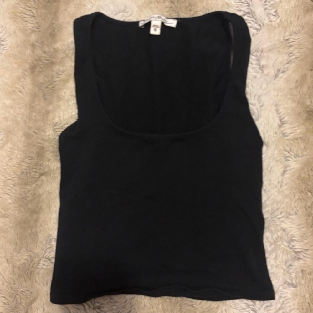 Express XS cropped black tank